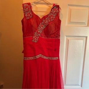 Red gown/prom dress